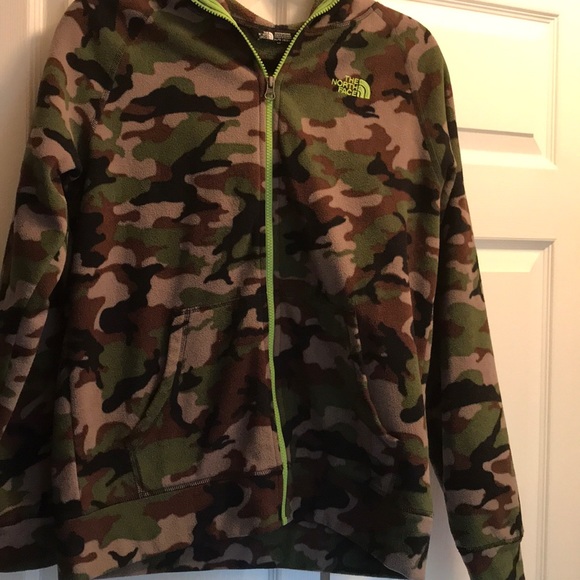 north face fleece camo